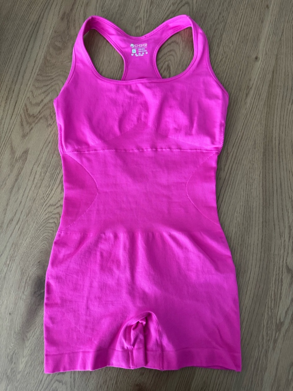 Seamless Hot Pink Racerback Romper